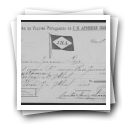 Pedido de passaporte de Joaquim Luis   