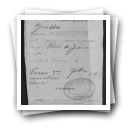 Pedido de passaporte de Francisco Patricio Grilo