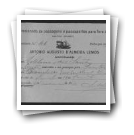 Pedido de passaporte de Adelino dos Santos      