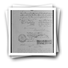 Pedido de passaporte de Manuel da Cruz