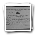 Pedido de passaporte de Maria do Carmo