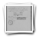 Pedido de passaporte de Maria Adelaide