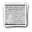 Pedido de passaporte de Arcanjo Ribeiro      