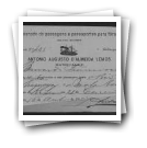 Pedido de passaporte de Bernardo Francisco